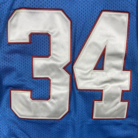 Mitchell & Ness NFL Houston Oilers Earl Campbell 34 Throwback Jersey Men 50 - Picture 9 of 9